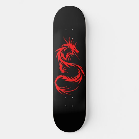 Red Dragon Persoonlijk Skateboard (Voorkant)