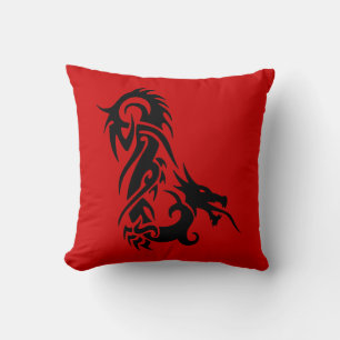 Red Dragon Pillow  Kussen