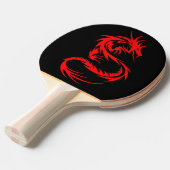 Red Dragon Ping Pong Paddle Tafeltennisbatje (Voorkant Gekanteld)