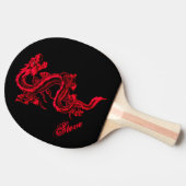 Red Dragon Ping Pong Paddle Tafeltennisbatje (Zijkant)
