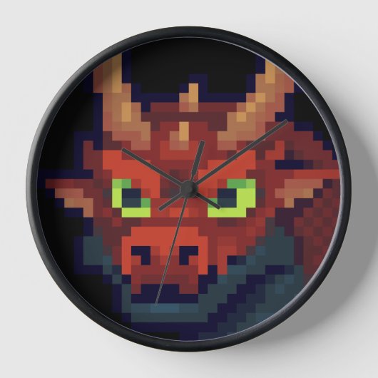 Red Dragon, pixel art (Voorkant)