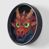 Red Dragon, pixel art (Hoek)