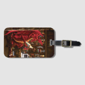 Red Dragon Podcast Fantasie Bagagelabel (Voorkant (horizontaal))