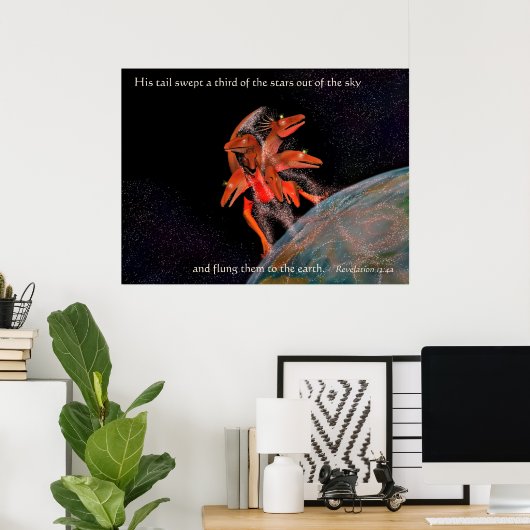 Red Dragon Poster (Thuiskantoor)