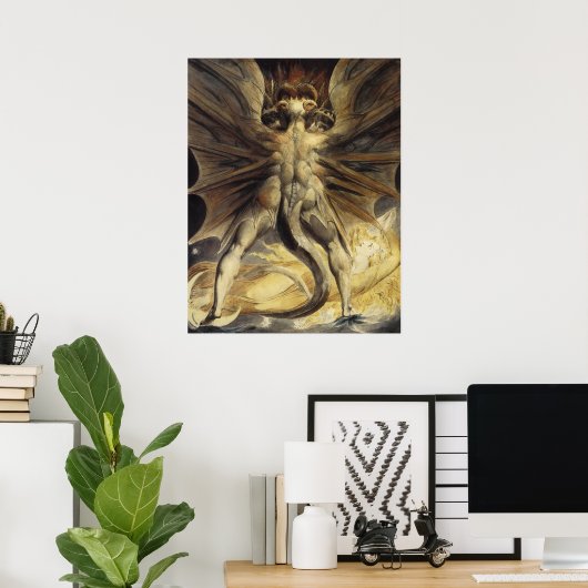 Red Dragon Poster (Thuiskantoor)