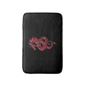 Red Dragon Rising Bath Mat (Voorkant Verticaal)