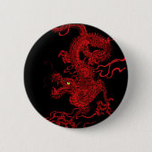 Red Dragon Ronde Button 5,7 Cm (Voorkant)