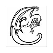 Red Dragon Rubberstempel (Afrduk)