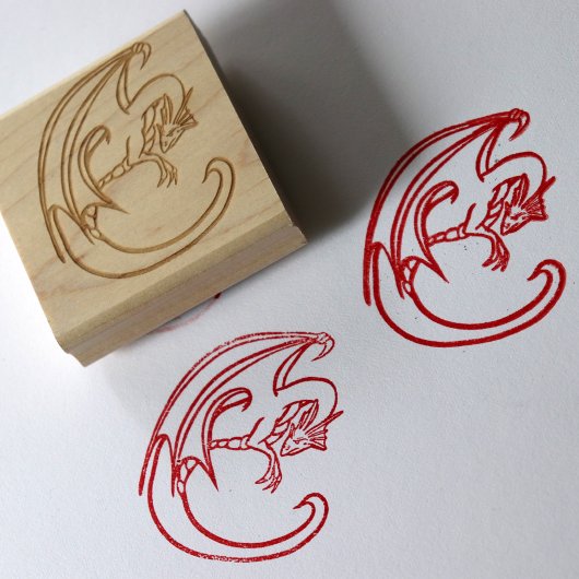 Red Dragon Rubberstempel