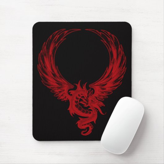 Red Dragon Ryuu Muismat (Met muis)