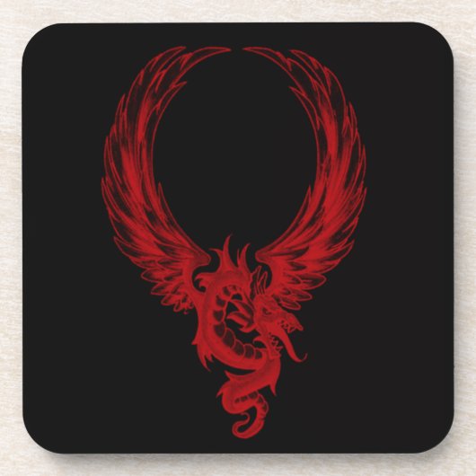 Red Dragon Ryuu Onderzetters (Voorkant)