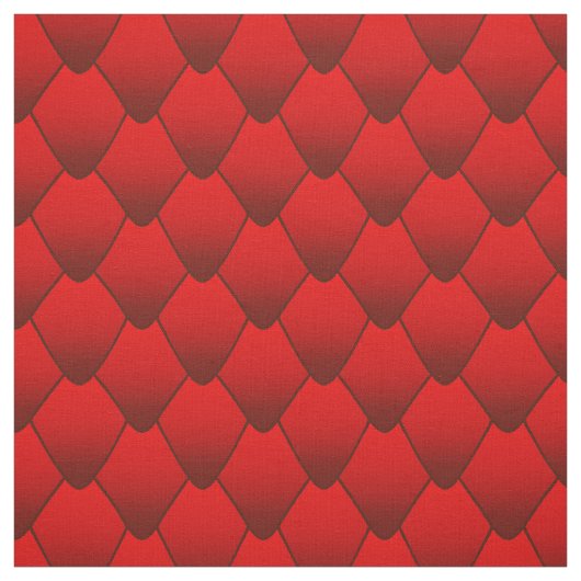 Red Dragon Scales Stof (Swatch)