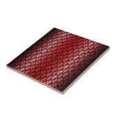 Red Dragon Scales Tegeltje (Zijkant)
