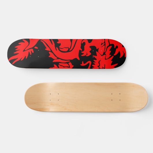 Red Dragon Skateboard (Horizontaal)