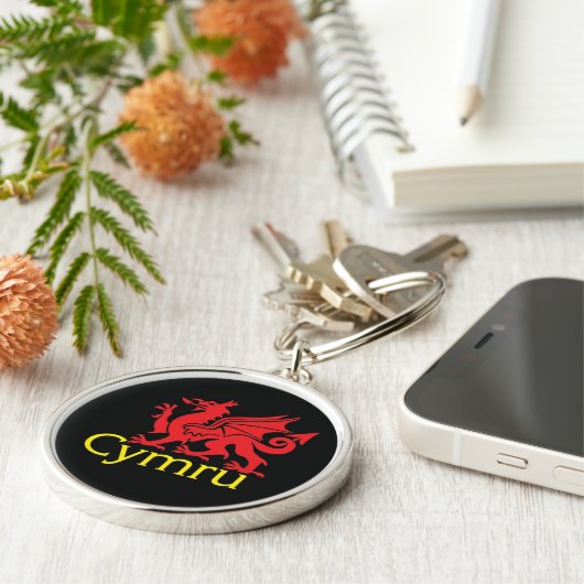 Red Dragon Sleutelhanger (Zijkant)