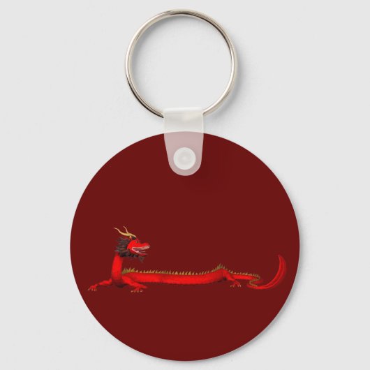 Red Dragon Sleutelhanger (Voorkant)