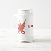 Red Dragon Stein Bierpul (Voorkant links)
