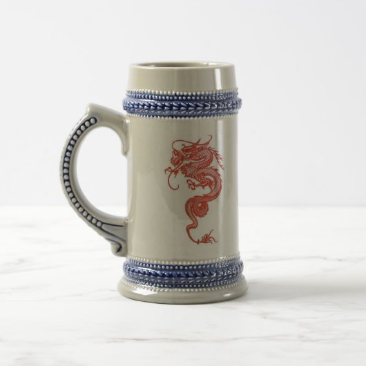 Red Dragon Stein Bierpul (Links)