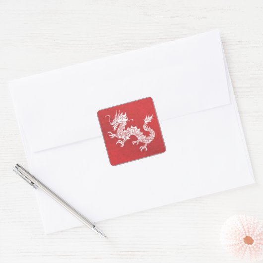 Red Dragon stickers (Envelop)