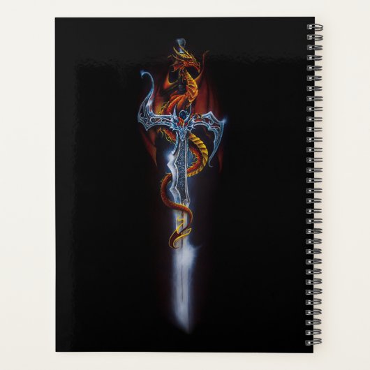 Red Dragon Sword bruiloft Planner (Achterkant)