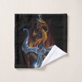 Red Dragon Sword Fantasy Bad Handdoek (Wasdoekje)