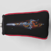 Red Dragon Sword Fantasy Golfheadcover (Voorkant)