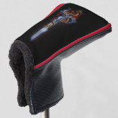 Red Dragon Sword Fantasy Golfheadcover (3/4 voorkant)