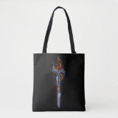 Red Dragon Sword Fantasy Tote Bag (Voorkant)