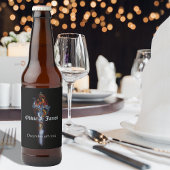 Red Dragon Sword Rozen Bier Etiket