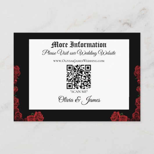 Red Dragon Sword Rozen Informatiekaartje (Achterkant)