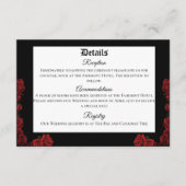 Red Dragon Sword Rozen Informatiekaartje (Voorkant)