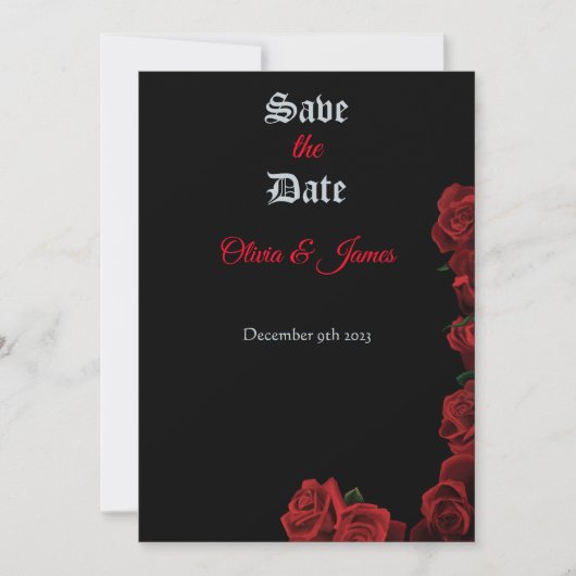 Red Dragon Sword Rozen Kaart (Voorkant)