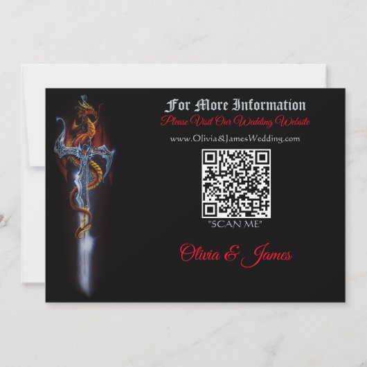 Red Dragon Sword Rozen Save The Date (Achterkant)