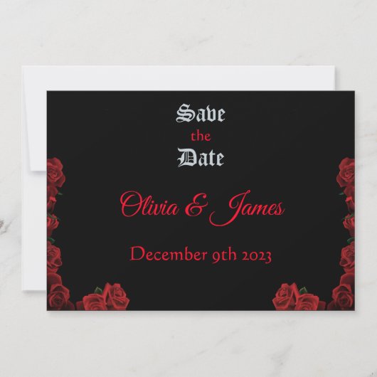 Red Dragon Sword Rozen Save The Date (Voorkant)