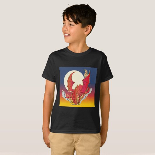 Red Dragon T-shirt (Voorkant volledig)