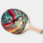 Red Dragon Tafeltennisbatje (Zijkant)