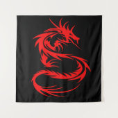 Red Dragon Tapestry Wandkleed (Voorkant)