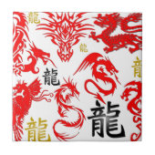 RED DRAGON TEGELTJE (Voorkant)