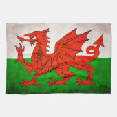 Red Dragon Theedoek (Horizontaal)