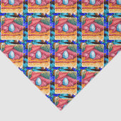 Red Dragon Tissuepapier (Detail)