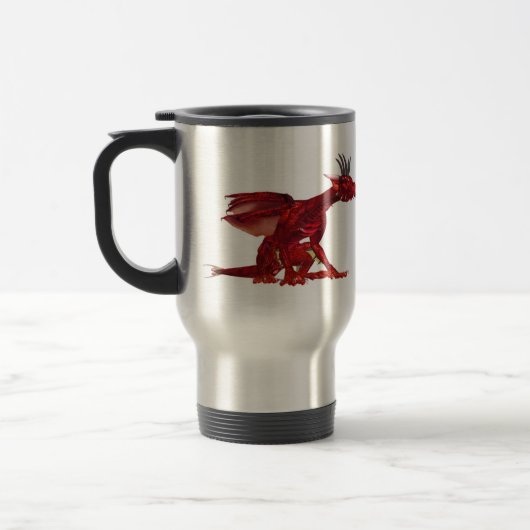 Red Dragon Travel Mug Reisbeker (Links)