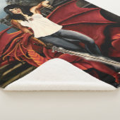 Red Dragon Urban Fantasy Sherpa Deken (3/4)