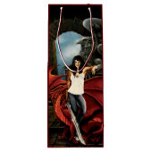 Red Dragon Urban Fantasy Wijn Cadeautas (Achterkant)