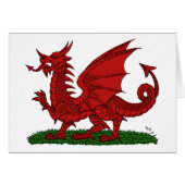 Red Dragon van Wales (Voorkant Horizontaal)