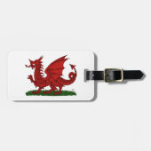 Red Dragon van Wales Bagagelabel (Voorkant horizontaal)