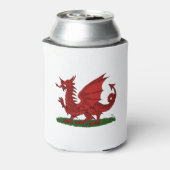 Red Dragon van Wales Blikjeskoeler (Blikje Achterkant)