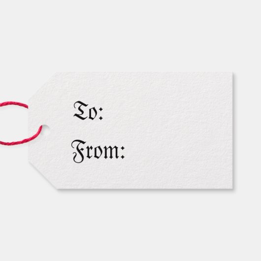 Red Dragon van Wales Cadeaulabel (Achterkant Horizontaal)