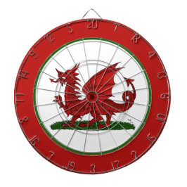 Red Dragon van Wales Dartbord