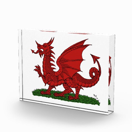 Red Dragon van Wales Fotoblokken (Rechts)