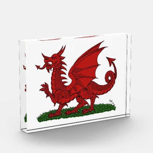 Red Dragon van Wales Fotoblokken (Links)
